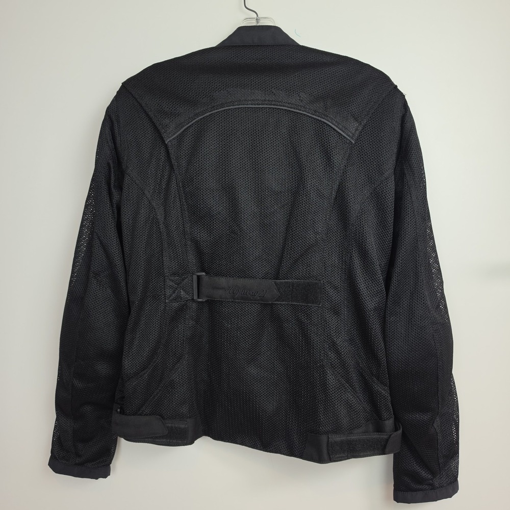 Highway 21 Aira Mesh Motorcycle Jacket Women's L Black Shoulder/Elbow Armor